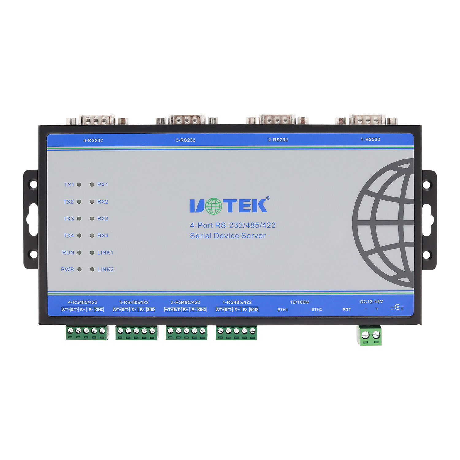 壁掛式4口串口服務器