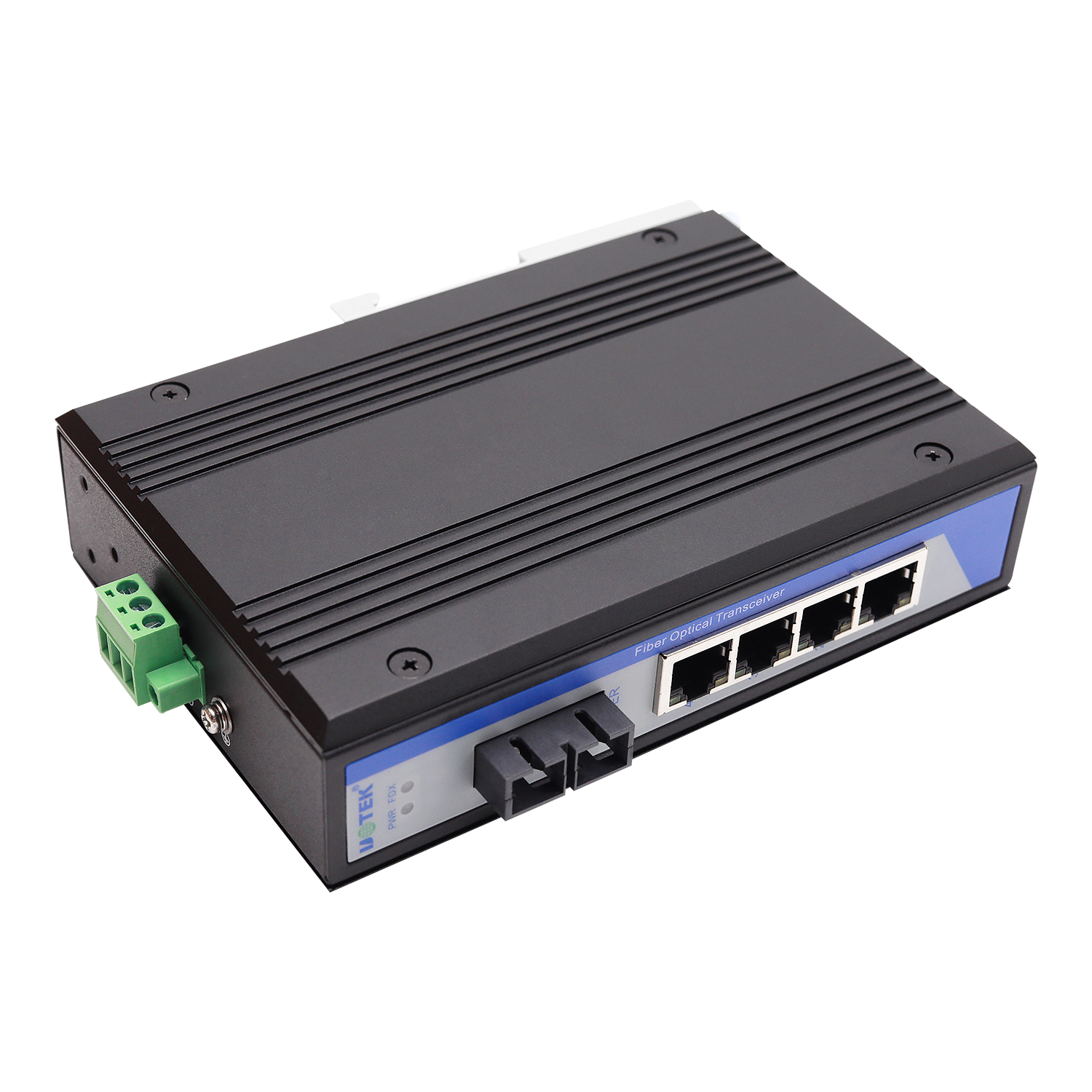 4口百兆網(wǎng)絡(luò)光纖收發(fā)器
