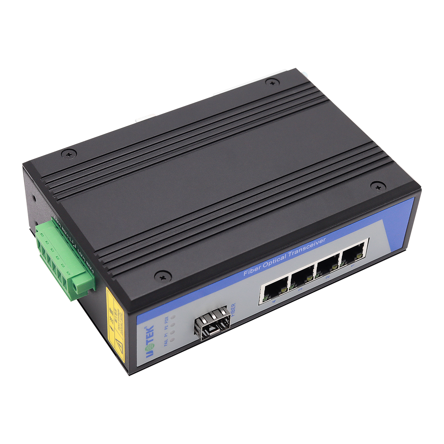 4口千兆光纖收發器